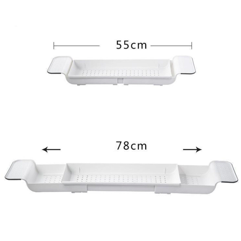 DHL Badewannenablage Badewannenaufsatz Buchstütze Bad Caddy