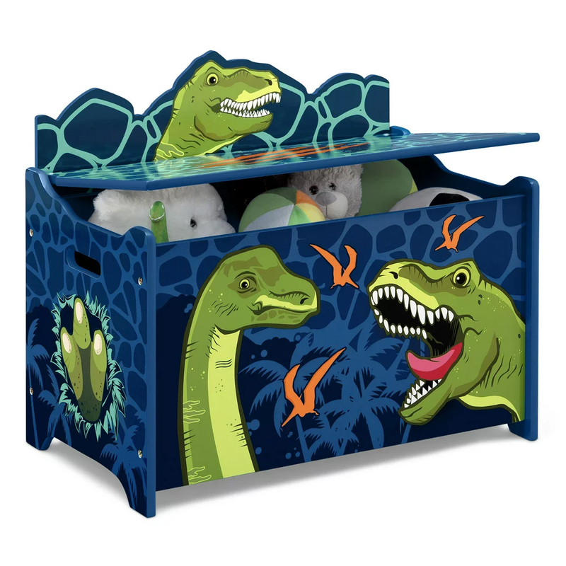 KIDS TOY STORAGE BOX Dinosaur Boys Toy Bin