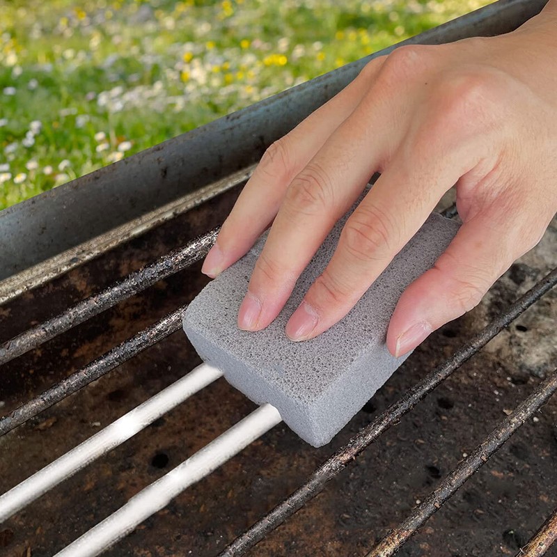 1Pc Grill Cleaning Brick Grill Kitchen Stove Cleaning Brush Degrease Rust Tool