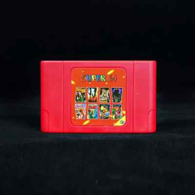 New Super 64 Retro Game Card 340 in 1 Game Cartridge for N64 Video Game Console