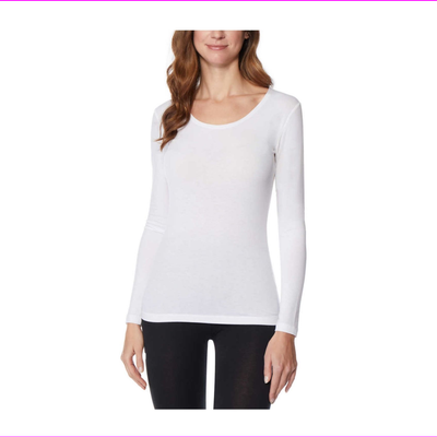 32degrees women's heat scoop neck thermal top