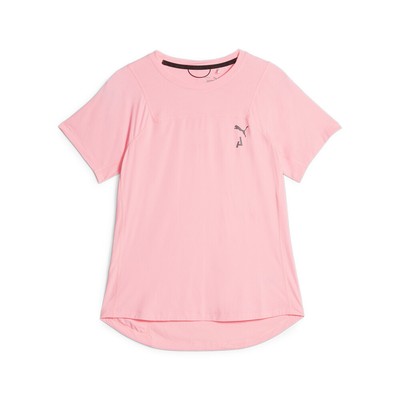 Женская футболка с круглым вырезом и коротким рукавом Puma Seasons Coolcell, розовые повседневные топы 523