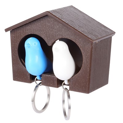 Sparrow Bird Keychain Wall Mount Keychain Holder Sparrow Keychain