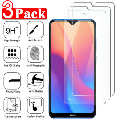 For Xiaomi Redmi Note 9S 9 8 8T 7 6 5 Pro 3Pcs Tempered Glass Screen Protector
