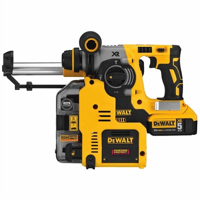 DeWalt DCH273P2DHO 20V MAX XR SDS-Plus 1'' Rotary Hammer Kit with Dust Extractor