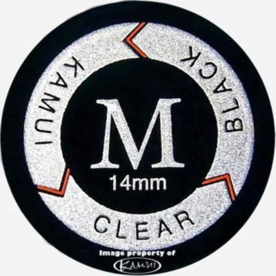 KAMUI Clear Black Laminated Billiard Pool cue tip - 1 pc