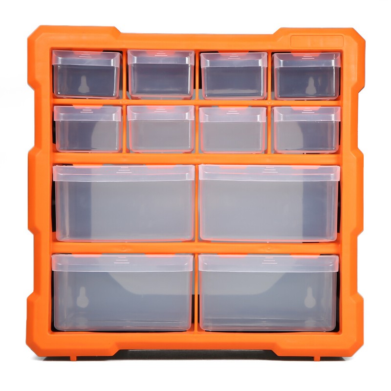 Plastic Parts Storage Box Case Drawer Multiple Compartments Tools
