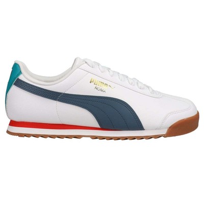 

Puma 36957140 Mens Roma Basic Lace Up Sneakers Shoes Casual - Белый, Puma Roma Basic Lace Up
