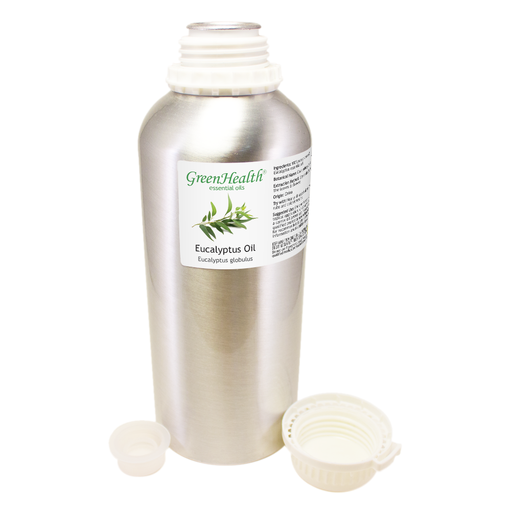 32 fl oz Eucalyptus Globulus Essential Oil Pure & Natural in Aluminum Bottle