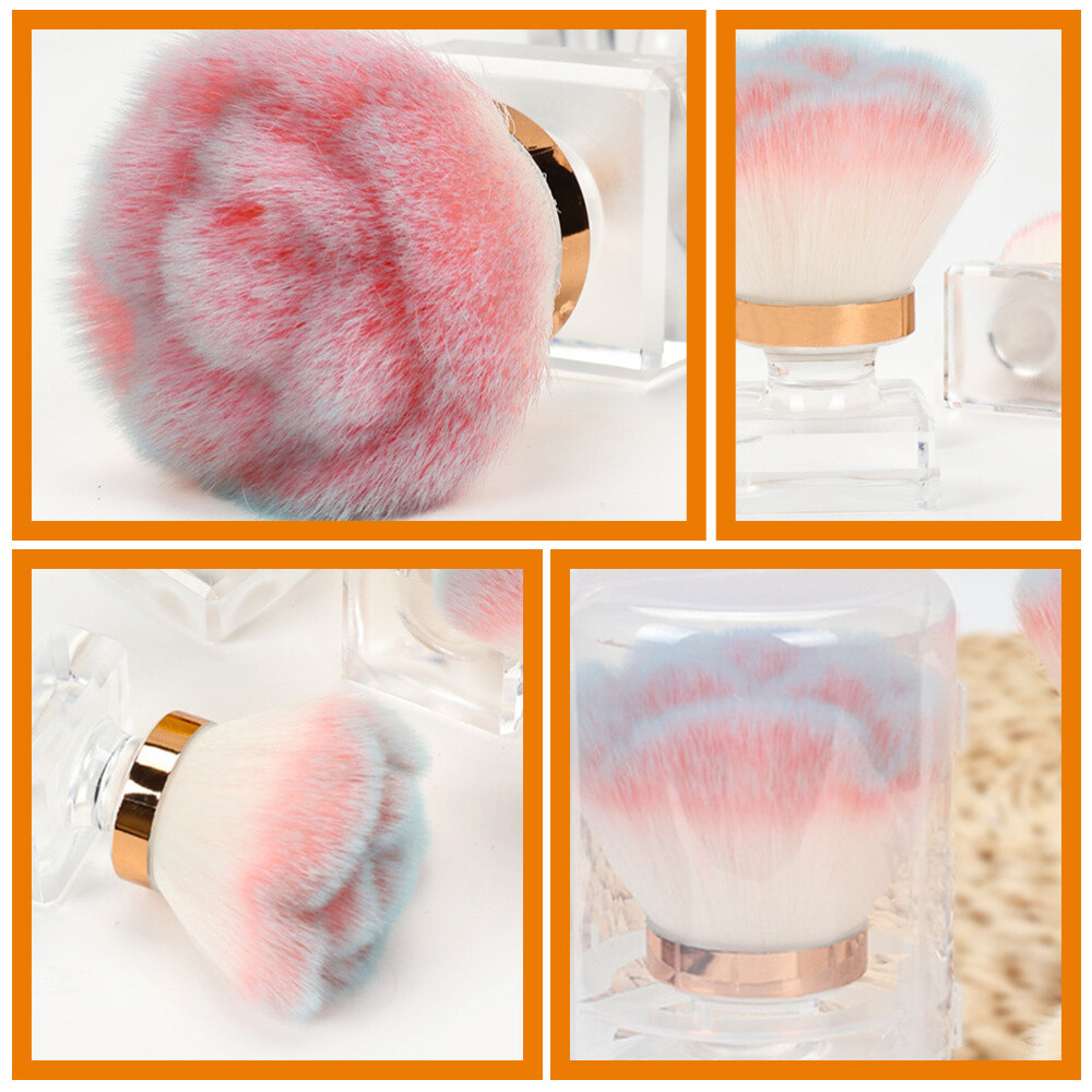 Travel Blush Brush Nail Duster Brush Makeup Brush Nail Dust Brush