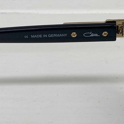 Pre-owned Cazal Sunglasses  Legends 616/3 001 56 18 140 Black Gold Grey Gradient 100% Authe In Gray