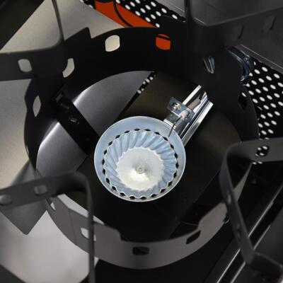 Loco 15 Qt Double Burner Outdoor Propane 3- Basket Deep Fryer Cart Steel Cooker