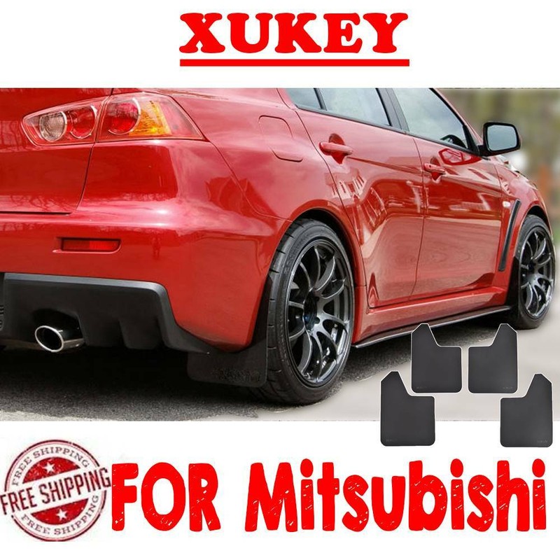 4X Car Mud Flaps Mudflap For Mitsubishi Lancer Evolution Mudguards