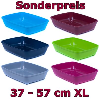 offene Katzentoilette Schalentoilette Länge 37 cm - 57 cm SONDERPREIS