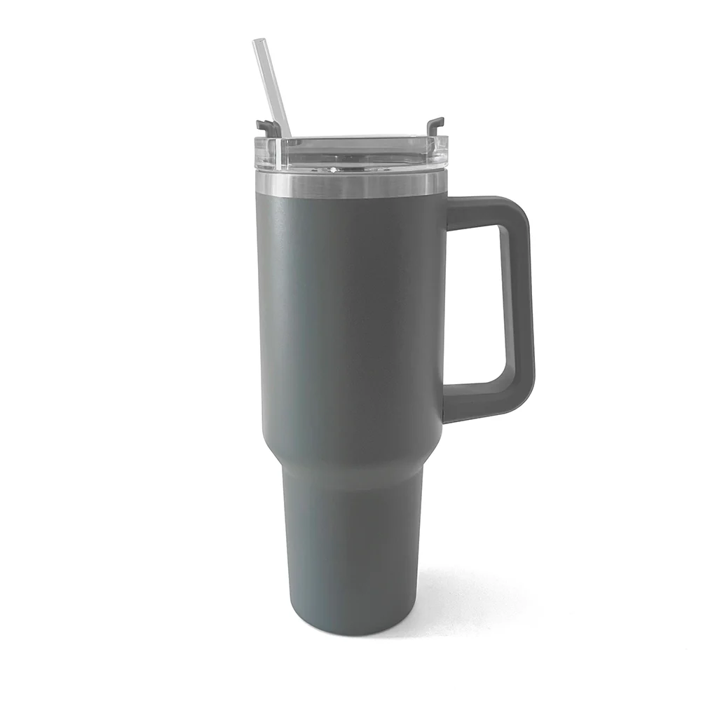 40oz Stainless Steel Vacuum Insulated Tumbler With Lid And Straw
