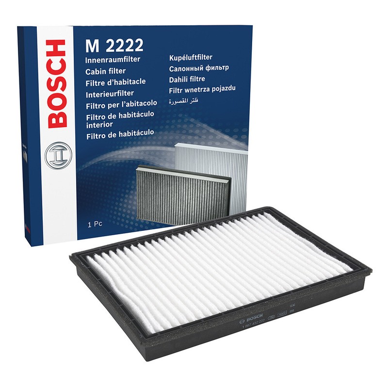 Bosch M2222 - Filtre D'Habitacle Standard - Filtre Ã  PoussiÃ¨Re Et Ã  Pollen