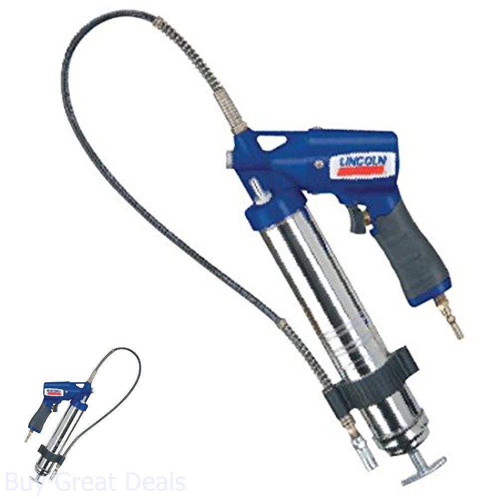 Automatic Grease Gun Pneumatic Air Powered Continuous Flow Comfortable