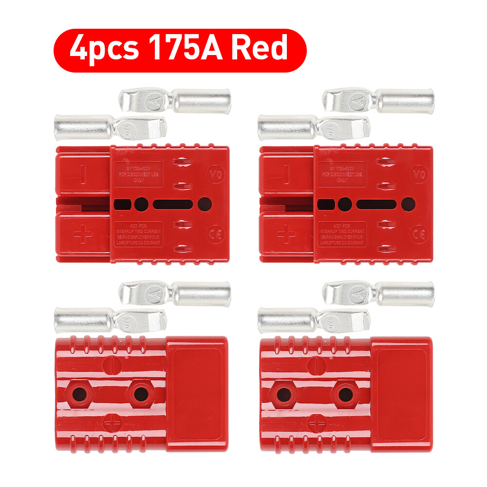 2/4Pcs For Anderson Plug Cable Terminal Battery Power Connector 50/175