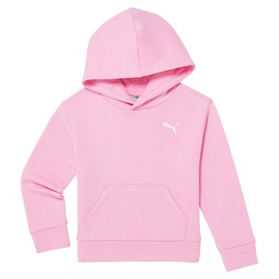 

Puma Core Pack Флисовый пуловер с капюшоном Молодежная розовая повседневная верхняя одежда для девочек 858239-0, Розовый