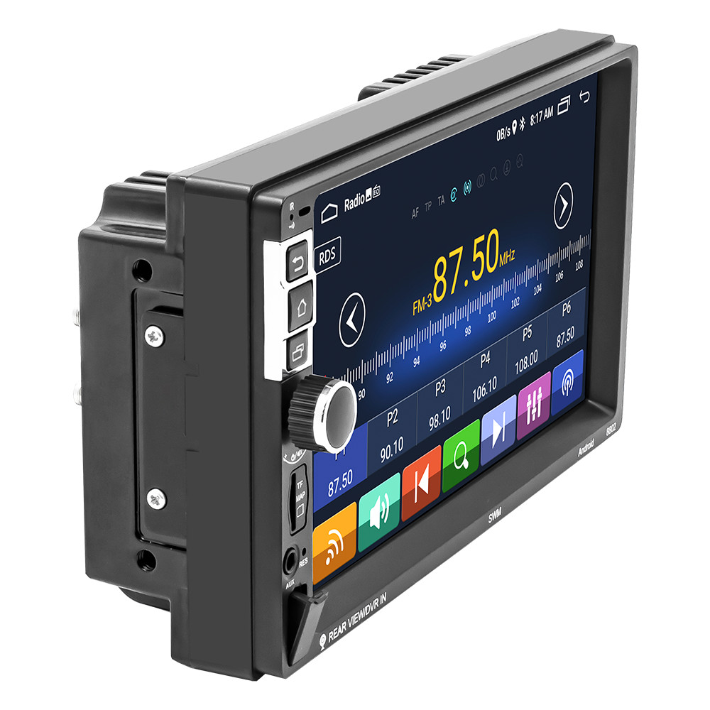 Android 10 7 inch Apple Carplay Double Din Car Stereo, Android Auto Touchscreen