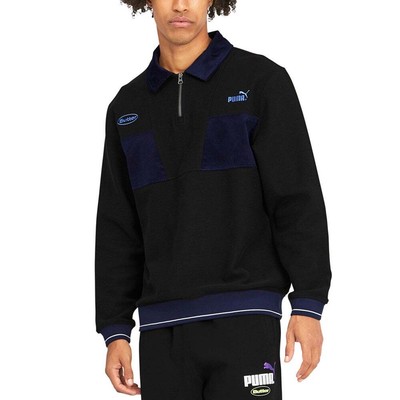 

Свитер Puma QuarterZip Collared X Butter Goods Mens Black 532439-01, Черный
