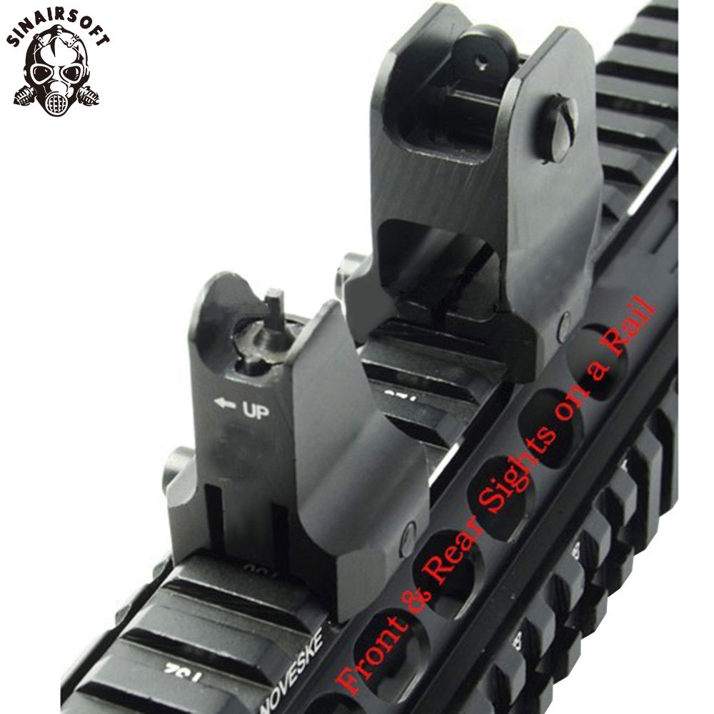 Tactical Rail Mount Fixed Front Iron Sight Weaver Picatinny Rail Sight