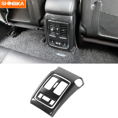 Carbon Fiber Rear Air Vent Outlet Cover Trim For Jeep Grand Cherokee 2011-2020