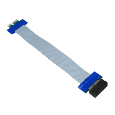 PCI-E 1X/4X/8X/16X Riser Card Ribbon Extender Extension Cable Professional