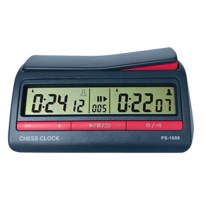 Digital Chess Clock Professional International Checkers Timer Portable Game S0L3