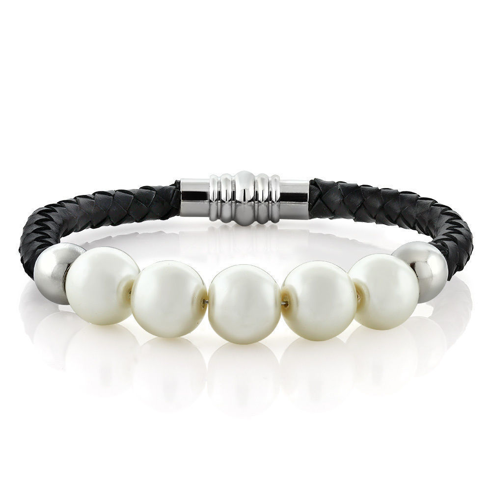 Pearl Leather Fashion Necklaces & Pendants