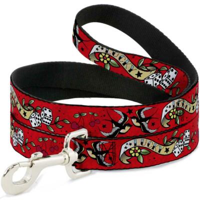 Buckle Down Dog Collar or Leash Tattoo Series - Lucky - Made in USA