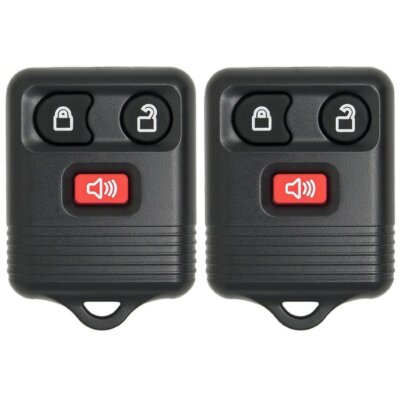 2X Keyless Entry Remote Control Car Key Clicker Transmitter Replacement For FORD