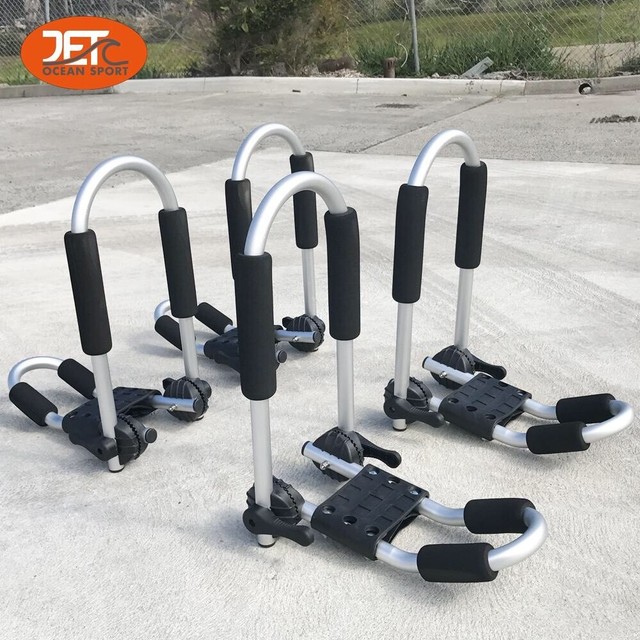 2 sets × j-style kayak canoe car folding roof rack