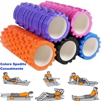 Rullo yoga schiuma pilates massaggio palestra tubo esercizi muscoli schiena