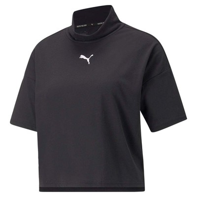 

Puma Open Road Turtle Neck Short Sleeve Women Black 67165401, Черный