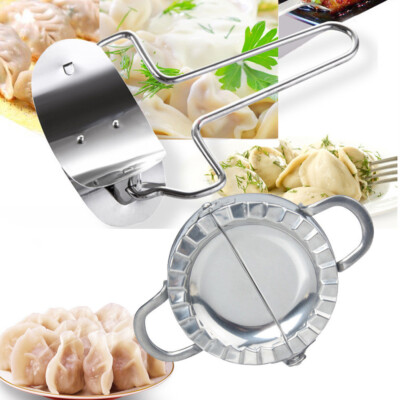 Stainless Steel Empanada Press Mold Pierogi Dumpling Maker Wrapper Pastry Cutter