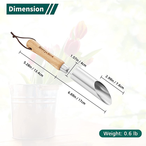 Berry&Bird Garden Bulb Planter 4in, 6in Depth Mark Digging Transplanter Tool