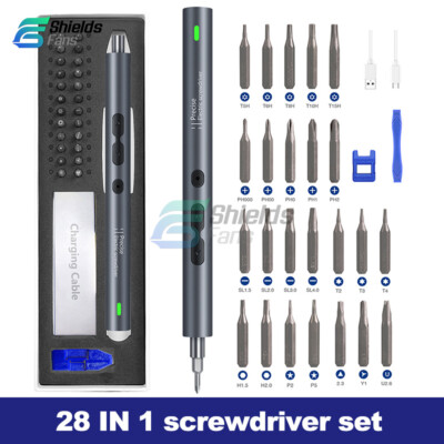Electric Screwdriver 28-IN-1 Cordless Mini Power Precision Screwdriver Tool Set