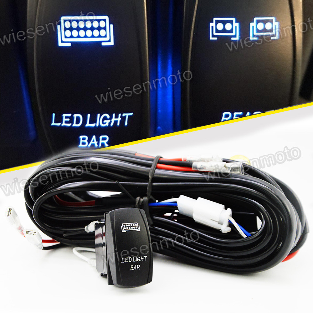 For Polaris Rzr 900 4 1000 Pro Ranger Led Light Bar Rocker Switch Wiring Harness New for sale