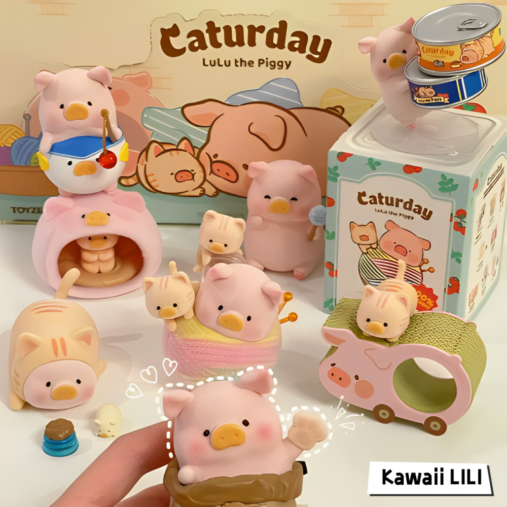 新品未開封 Lulu the piggy catur day LuLu the Piggy Caturday Warm Time With Mimi Limited – TOYSEZ