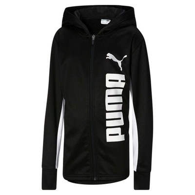 Puma Torn Pack Full Zip Hoodie Youth Boys Size S Повседневная верхняя одежда 858260-01