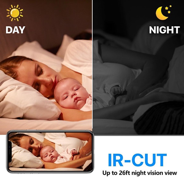 1080P Mini Spy Camera WiFi HD Hidden IP Night Vision Camcorder Home Security Cam - Image 138