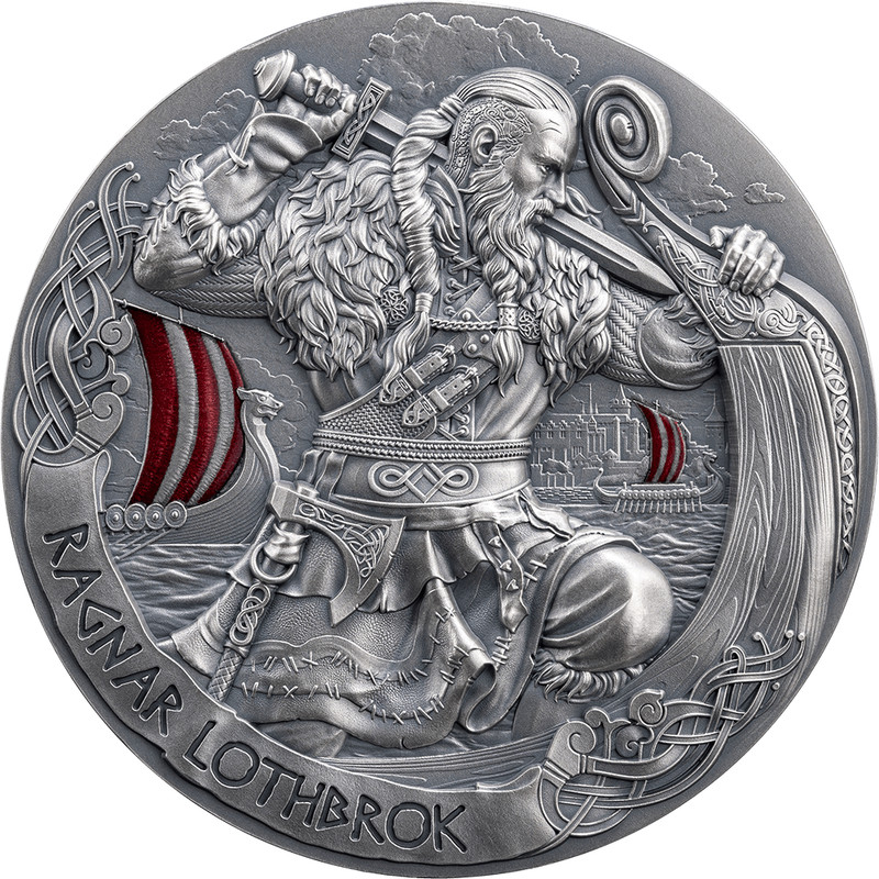 Cameroon 2024 Ragnar Lothbrok The Way To Valhalla 2 Oz Silver Coin 