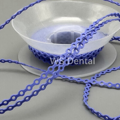 Dental Orthodontic Ultra Power Chain Holder Braces Elastic Bands Placing Box
