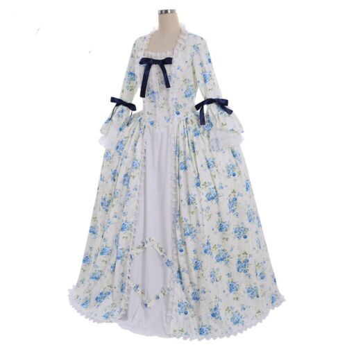 Georgian Dress, Marie Antoinette Dress, Bustle dress, Georgian costume 