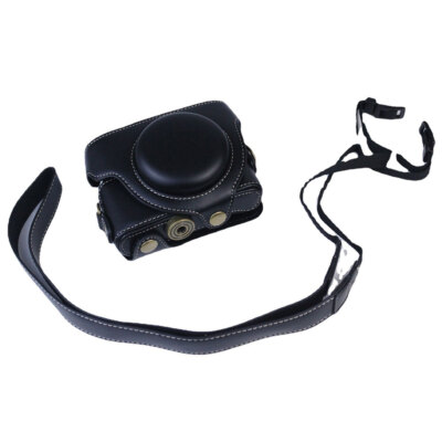 Leather Camera Case Bag Cover For Sony RX100 Mark II III IV V M2 M3 M4 M5 M6 M7#