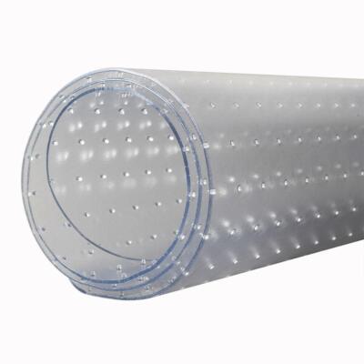 Rectangle PVC Home Office Chair Floor Mat Studded Back for Pile Carpet 36" x 48"