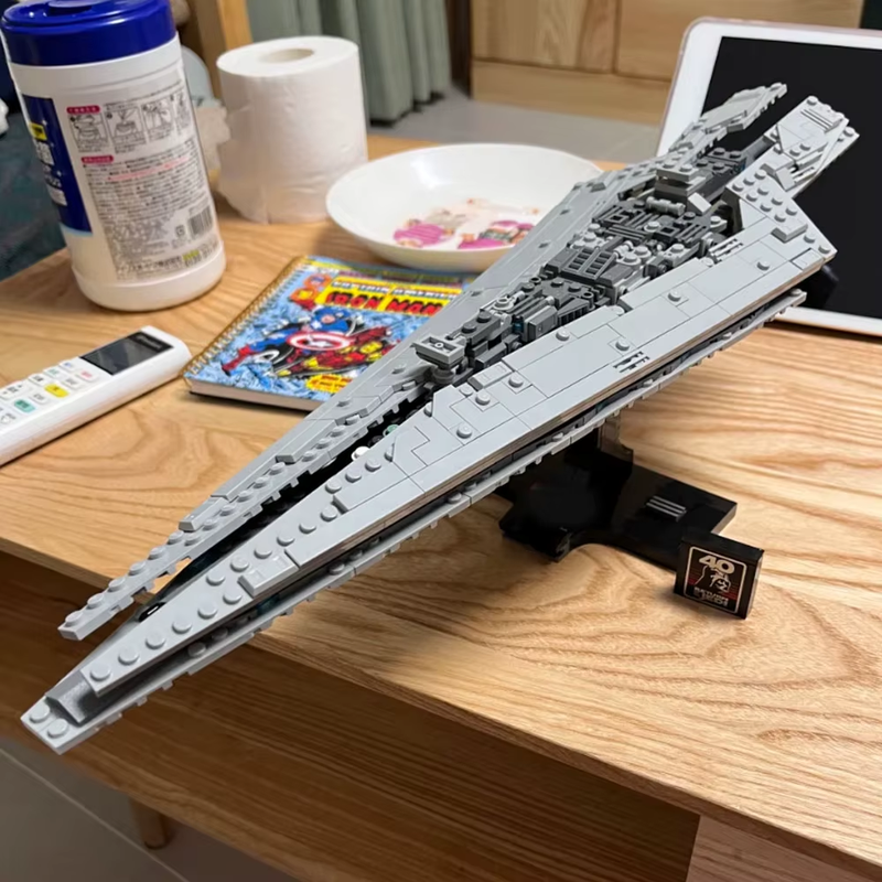 MOC 630PCS Executor Super Spaceship Building Blocks Model Fit Assembling Bricks