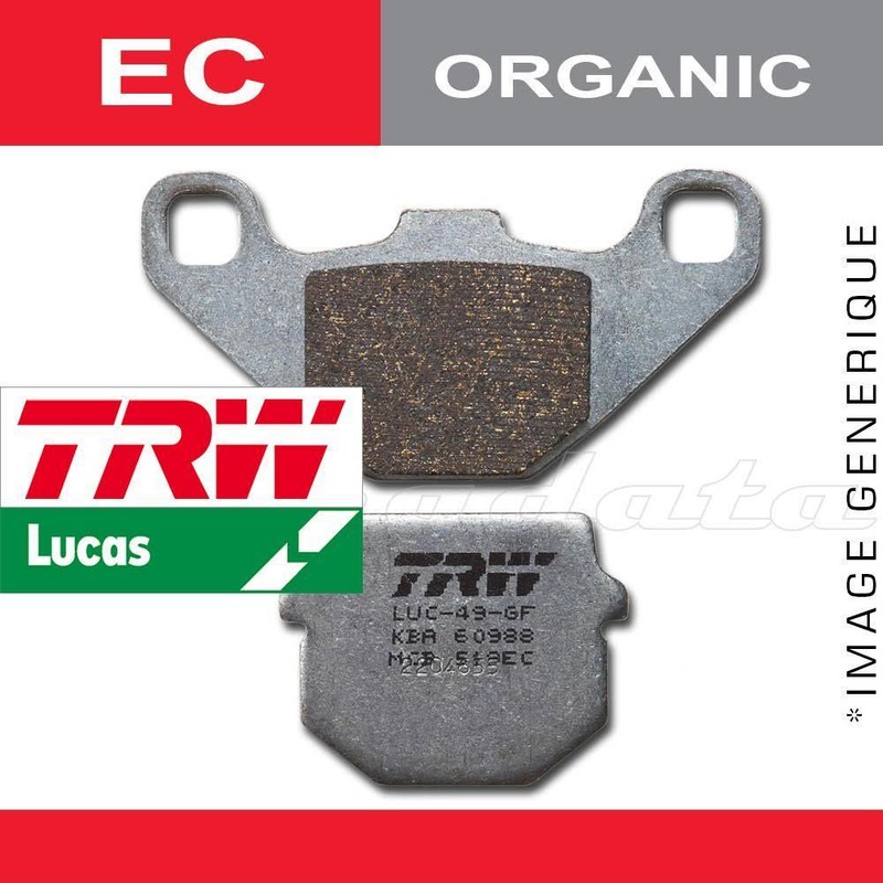 Plaquettes De Frein ArriÃ¨Re Trw Lucas Mcb 575 Ec Pour Gas Gas Sm 450 Fse 03-06