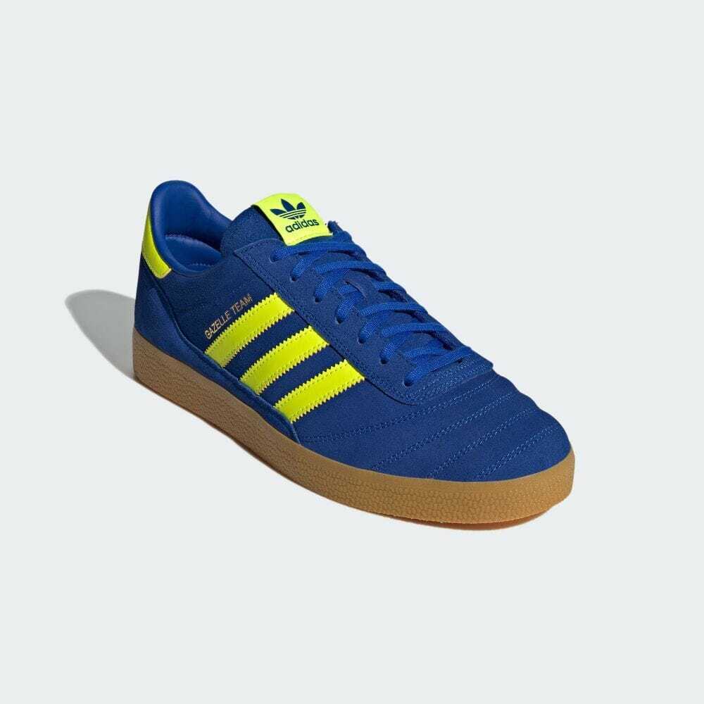 II0007 adidas Originals Gazelle Team Royal Blue Solar Yellow